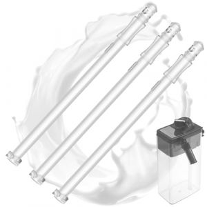 Ancable Lot de 3 tuyaux d'aspiration de lait DeLonghi ECAM ETAM ESAM ESAM - 15,7 cm - Pour machines à café DeLonghi avec système LatteCrema 5313232961 (Ancable Euro Direct, neuf)