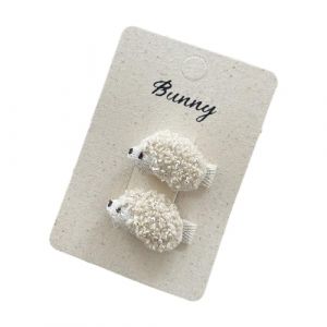 Pince &Agrave; Cheveux En Tissu Pour Avec H&eacute;risson Attaches R&eacute;glables Accessoires Respectueux De La Peau Pour B&eacute;b&eacute;s Filles Attaches L&eacute;g&egrave;res (XCengzy, neuf)