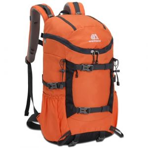 jianyana Sac &agrave; dos de Randonn&eacute;e 30l Imperm&eacute;able L&eacute;ger et Durable pour le Camping la Randonn&eacute;e la Marche les Sports de Plein air pour Homme et Femme bleu Sac &agrave; dos de Voyage (Hitaogo, neuf)