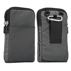 Sacoche à Bandouliere pour Téléphone Homme, Petit Sac Bandouliere Femme Telephone, 6.9" Vertical Étui de Ceinture pour Téléphone Portable Sacoche Ceinture Portefeuille Homme Universel Pochette Holster (Anriord, neuf)