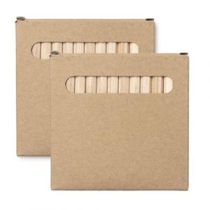 VAEIORP 2 bo&icirc;tes Bo&icirc;te de Crayons de Couleur 12 Crayons de Couleur par bo&icirc;teForfait Anti Ennui pour enfantsForfait d'anniversaireSortil&egrave;ge de Crayons de Couleur pour f&ecirc;tes d'enfants (shenzishumaoyi, neuf)