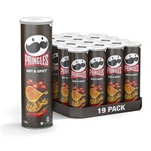 Pringles Hot & Spicy - Lot de 19 puces tranchantes - 19 x 165 g (Italiaen Gourmet UK Ltd, neuf)