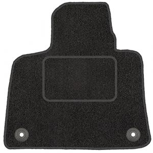 Tapis de sol en velours côté conducteur pour Citroën C4 Picasso II (13-18) - 1 pièce - Ajustement parfait (Motohobby, neuf)