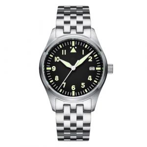 ADDIESDIVE Montre Automatique Homme NH35A Mouvement Mécanique Analogique Lumineuse 200m Résistante à l'eau Montre Homme avec Bracelet en Acier Inoxydable (ADDIES, neuf)