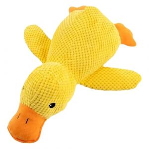 DOKRIN Jouets à couinement pour chiens Canard en peluche qui aboie, canard apaisant, canard anti-stress pour chien, canard cancanant, jouet en peluche pour chien, canard pour chien. (IOANA BEST CLOTHES, neuf)