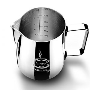 350ml/12oz Pot &agrave; Lait en Acier Inoxydable pour le Caf&eacute; la Mousse de Lait avec des &eacute;chelles de mesure (Unionhom, neuf)