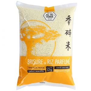 Riz du Monde Brisure de Riz Parfumé Cassé Une Fois 5Kg (lot de 2) (UN PETIT TOUR D'AMOUR  PERIODE ESTIVALE INDULGENCE, neuf)