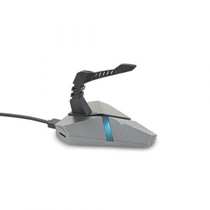 Surefire Axis Souris Gaming Bungee Hub - 3 Port USB 3.2 GEN 1 - Passe-câble Gaming - Bungee de Souris Flexible RGB - Lecteur microSD - pour PC & Notebook - USB Gaming Hub I Powered by Verbatim (Univers Club, neuf)