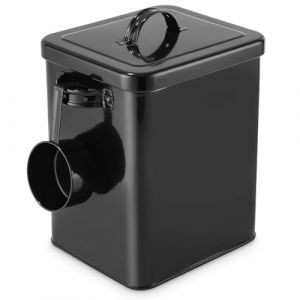 Azyvum Boite Croquette Chat,Bo&icirc;te &agrave; lessive,Bo&icirc;te de Rangement en m&eacute;tal 6.5L avec Couvercle et cuill&egrave;re doseuse pour lessive en Poudre Tablette Savon,Pour nourriture pour chien et chat,Grains de caf&eacute; (STANILA FOYA SHOP S.R.L., neuf)