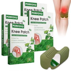 Patch Anti Douleur Genoux: 96 Pièces Patch Chauffant Dos, Patch Anti Douleur Absinthe, Knee Pain Relief Patch, Patch Chauffant pour Genoux Dos Cou Nuque Epaules Douleurs Musculaires Articulations (TRUST AND BU, neuf)