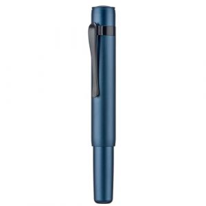 Hongdian Mini stylo roller M2 Black Forest, pointe fine 0,5 mm, stylo de poche élégant en aluminium avec recharge d'encre noire, idéal pour les voyages et les signatures (bleu nuit) (Eorfa Direct, neuf)