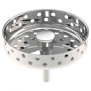 IKEA Bouchon d'&eacute;vier LILLVIKEN Argent&eacute; M&eacute;tal 8 cm (Dalusa Foodmed, neuf)