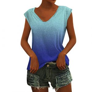Tunique Femme, Haut Femme Chic et Elegant Noel, Tee Shirt Blanc Femme col v, Boheme Chic, Chemisier Blanc Femme, Manches Longues Shirt Femme, Haut a Paillette, Chemisier Froufrou Femme, Top Femme (wumingzhibei, neuf)