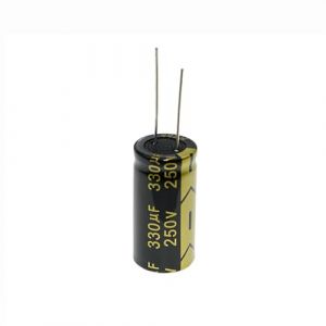 HUABAN 5 Pièces 250V 330UF 18x35mm Condensateur électrolytique à fil de plomb Haute fréquence Faible résistance série équivalente 250 Volt 330 UF (ERIC ELECTRONICS TECHNOLOGY LIMITED, neuf)