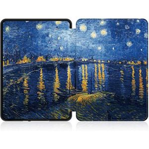 EKH Kindle Paperwhite 4 [10Th Generation-2018] - &Eacute;tui en Cuir Intelligent Durable avec r&eacute;veil/Sommeil Automatique pour Amazon Le dernier Kindle Paperwhite 4 Jungle Sleeping Fox (EKH-JP, neuf)