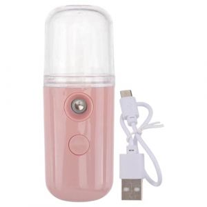 IMIKEYA Nano Facial Steamer Portable USB Hydratant Visage Mini Brumisateur Poche Soin Peau Anti-rides Hydratation Profonde Couleur Al&eacute;atoire (Elsy Abbas, neuf)