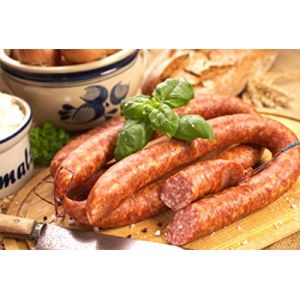 Letstaste Saucisson Sec - Saucisson Gourmand de Porc sans Lactose ni Gluten, avec Assaisonnement Naturel - Charcuterie Gastronomique Allemande - Recette Traditionnelle pour Plateau Apéro - 400 Gr (Jobo-Shop, neuf)