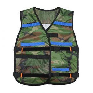 Inzopo Nerf Gilet tactique camouflage r&eacute;glable (HAxianghui08, neuf)