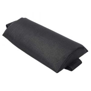 Oreiller de Chaise Longue, Appuie-Tête de Chaise Longue Bain de Soleil Coussin Oreiller de Transat Confortable Oreiller Ergonomique Amovible pour Chaise Pliante de Plage Black (la mo mao yi, neuf)
