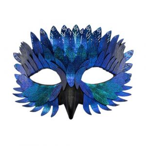 OuryTech Masque v&eacute;nitien, Masque de Carnaval, Masque d'oiseau pour Hommes et Femmes, Costume de Corbeau et Hibou pour Carnaval (Type A) (OuryTech, neuf)