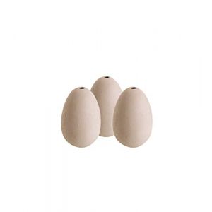 CHICK'A 3 œufs factices en céramique pour Poule (La boutique de l'éleveur, neuf)