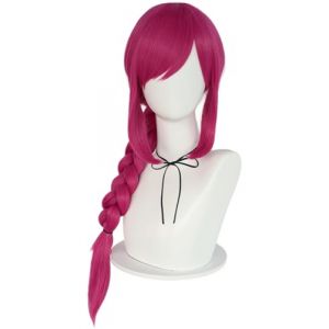 Kolegrial Pinkie Pie Cosplay Perruque Femme Rose 68CM Long Queue de cheval Perruque Déguisement Licorne Pinkie Pie Halloween Carnaval Fête Anniversaire Mascarade Costume Accessoires Anime Show Wig (shenzhenshixiningkeji, neuf)