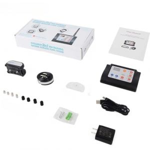 Cl&ocirc;ture pour Chien sans Fil 2 en 1 avec Collier de Dressage Syst&egrave;me de cl&ocirc;ture &eacute;lectrique pour Animaux de Compagnie Rechargeable Convient pour l'int&eacute;rieur et l'ext&eacute;rieur (GuDeRui, neuf)