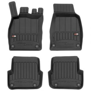 MOTOS Tapis de sol caoutchouc pour Audi A6 C6 2006-2011 Améliorez Votre Confort de Voyage avec Le tapis noir antidérapant Auto 3D- tapis voiture Tous Temps pour Voiture, Protection Contre les salissur (MOTOS EU, neuf)