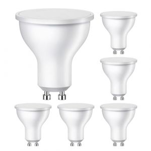 ledscom.de 6 ampoules LED GU10, PAR16, blanc chaud (2800 K), 0,5 W, 49lm, 100°, mates (LEDs Com GmbH, neuf)