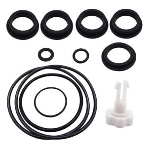 Filtre à sable de rechange pour pompes à filtre à sable Intex, accessoires de piscine pour joints de piscine Intex, pièces de rechange 25013, accessoires de piscine avec 1 valve de vidange d'air, 11 (Gotheway, neuf)