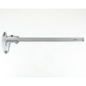 PIMALDAUM Pied &agrave; coulisse DIN 862 &ndash; Acier carbone &ndash; Nonius 0,15 mm &ndash; Pied &agrave; coulisse de pr&eacute;cision avec diff&eacute;rentes plages de mesure &ndash; Livr&eacute; en bo&icirc;te plastique robuste (300 mm) (Ing. Ph. J. Daum GmbH & Co. KG, neuf)