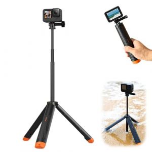 Poign&eacute;e Flottante pour GoPro - Perche &agrave; selfie flottante 4 en 1, &eacute;tanche, Poign&eacute;e Extensible Monopode Selfie pour GoPro Hero 13/12/11/10/9/8/7/Max,DJI Action 5 Pro/4/3,Insta360 autres cam&eacute;ras d'action (yjspbsm-shop, neuf)