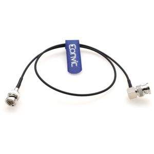 Eonvic C&acirc;ble coaxial vid&eacute;o 12 G HD-SDI BNC vers BNC m&acirc;le &agrave; angle droit 75 ohm multicolore pour cam&eacute;ra RF vid&eacute;o flexible et mince pour moniteur vid&eacute;o (Easy Top Connect, neuf)