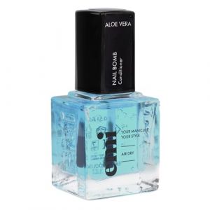 Gel Conditionneur Renforçant pour Ongles Abîmés – Extrait d’Aloe Vera, Beurre de Karité, D-Panthénol & Glycérine – EMI Nail Bomb 9 ml | Vernis Durcisseur Ongle, Fortifiant Ongles, Réparateur Après (EMI Beauty, neuf)