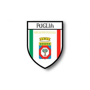 Akachafactory Autocollant Sticker Voiture Moto Blason Ville Drapeau Italie puglia (Akachafactory, neuf)