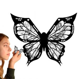 Générique Pochoir Eyeliner Papillon, Outil Eyeliner Ailé Papillon, Tampon Eyeliner Papillon, Eyeliner Aile Papillon, Eyeliner Maquillage Papillon Flexible, Applicateu Eyeliner Fard à Paupières (qinmyiz, neuf)