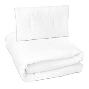 Lovely Hippo Couette Enfant 120x170 cm Toutes Saisons - Couette pour lit 80x160 cm - Chaude et Moelleuse - sans Produits Chimiques (120x170cm + 40x60cm (Lit 80x160cm)) (VRC Products France, neuf)