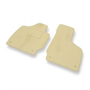 Mossa Tapis de Sol Velours adapt&eacute; pour Audi TT II 8J (2006-2014) - Premium Tapis de Voiture - Beige 2 (eMOSSA, neuf)