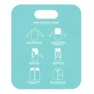 Planche pliante pour chemises - Planche pliante pour chemises et vêtements - Planche pliante durable - Aide à plier facilement et rapidement pour adultes et (gaperid, neuf)