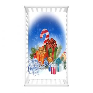 Morbuy Draps Housses pour Lit Bébé, Noël Bébé Drap Housse, Douce Respirant Microfibre Drap, pour Berceau, Couffin et Nacelle Housse Matelas (Cadeau de Noël,95x65cm) (Morbuy, neuf)