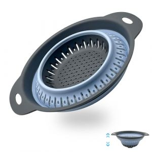 Passoire Pliable en Silicone pour Cuisine - Panier d'&Eacute;vier - Passoire &agrave; P&acirc;tes (Orbicular) (Rainbow185, neuf)