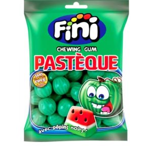 Chewing gum PASTEQUE - FINI- 90 Grammes - Halal - Sans matières grasses - Bonbon - 735 (✅Abrakado✅, neuf)