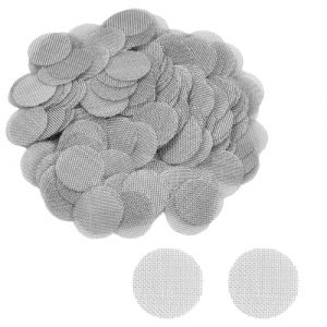 NHP 200 Pi&egrave;ces Tamis M&eacute;tallique en Acier Inoxydable,Grille pour Pipe,Pipe Screen en Acier Inoxydable &Eacute;crans de Fumer Filtres &agrave; &Eacute;cran de Pipe 15 mm (NHPY, neuf)