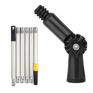 1 perche t&eacute;lescopique de 8 m pour rouleau de peinture avec un joint articul&eacute; pivotant pour acc&eacute;der aux murs et aux coins hauts (LiLiNiNiii, neuf)