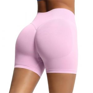Short Cycliste Femme Sport Legging Court D'&Eacute;t&eacute; Shorts Taille Haute sous Robe Shorts Fitness Doux Anti-Frottement Short Gainant Femme Ventre Plat Yoga Pant Culotte Remonte Fesses V&ecirc;tements Pas Cher (⭐⭐⭐⭐⭐RLEHJN, neuf)