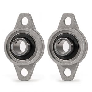 XiKe 2 pi&egrave;ces KFL002 Al&eacute;sage 15 mm Alliage de zinc Roulements &agrave; palier mont&eacute;s &agrave; bride Types auto-alignants Convient aux imprimantes 3D et autres. (XIKE BEARINGS FR, neuf)