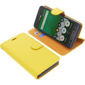 foto-kontor Housse Compatible avec Doro 8035 Style Livre Jaune Coque de Protection Portefeuille (Foto-Kontor, neuf)