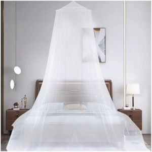 YDMAJF Moustiquaire, Moustiquaire de lit en Forme de dôme, Moustiquaire Blanche pour Ciel de lit, Moustiquaire De Lit Ciel De Lit Adapté à La Protection Contre Les Insectes, lit Simple et Double (lfsd, neuf)