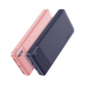 AsperX Batterie Externe, Lot de 2 Power Bank 10000mAh, Batterie Externe USB C en Entrée et Sortie avec 2 Ports USB, Batterie de Secours Compatible avec iPhone, Huawei, Samsung Galaxy (JIAHONGJING STORE, neuf)