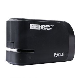 Eagle électrique Stapler-heavy Duty automatique agrafeuse, capacité 20 feuilles, Alimenté par batterie ou secteur, Noir (Adaptateur Européen) (TYI Store, neuf)